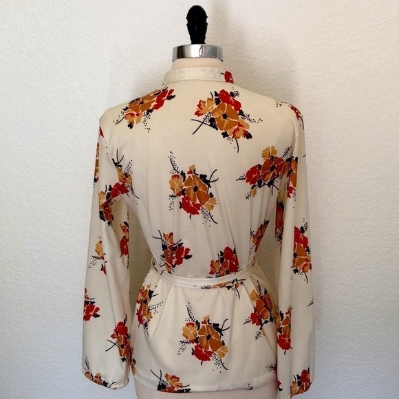 Vintage Boho pullover floral blouse - Picture 5 of 5